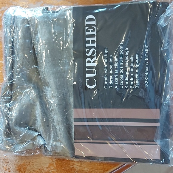 Crushed sheer curtains - Picture 2 of 3